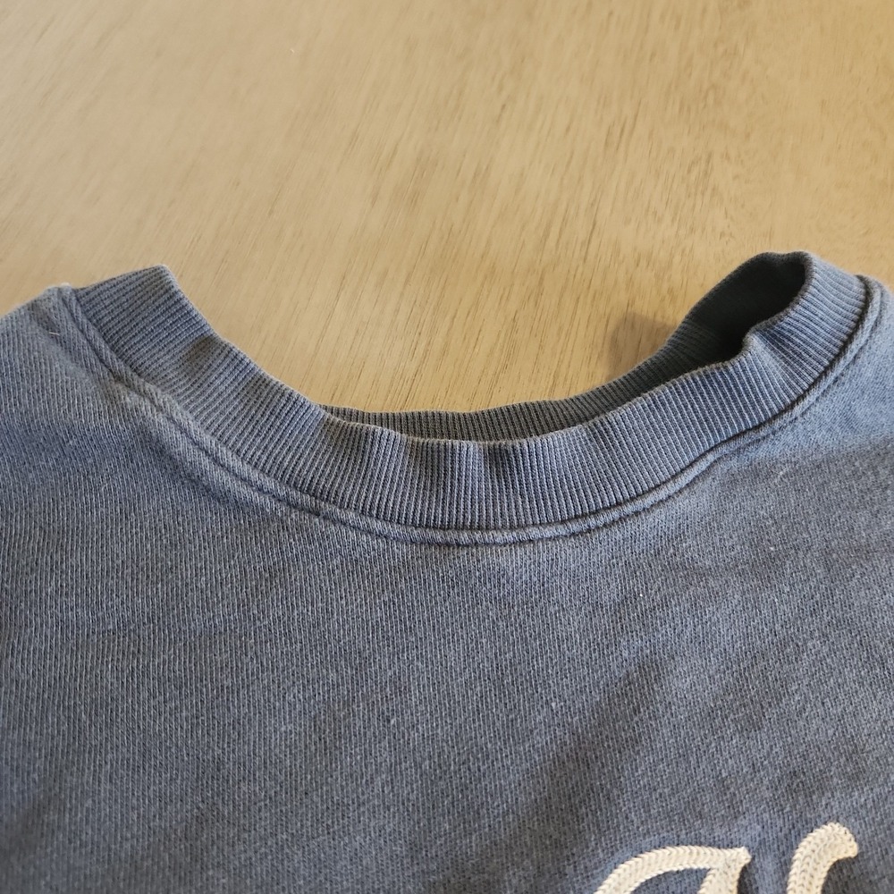 Old Navy Women's '94 SoComfy Terry Sweatshirt Navy Blue Graphic Crew Neck Large - Picture 2 of 14